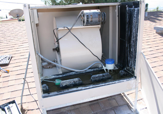 A swamp cooler is an affordable way to cool a room without using the same a...